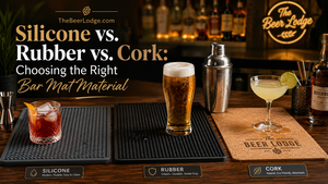 Silicone vs. Rubber vs. Cork: Choosing the Right Bar Mat Material