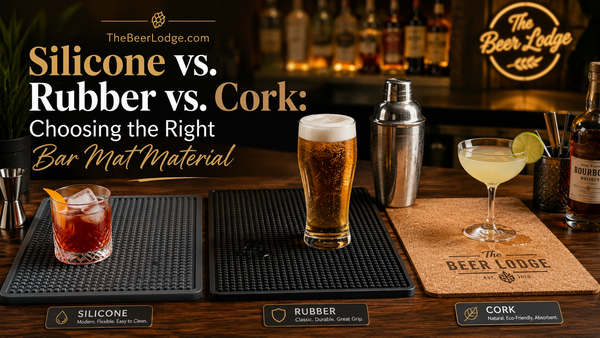 Silicone vs. Rubber vs. Cork: Choosing the Right Bar Mat Material