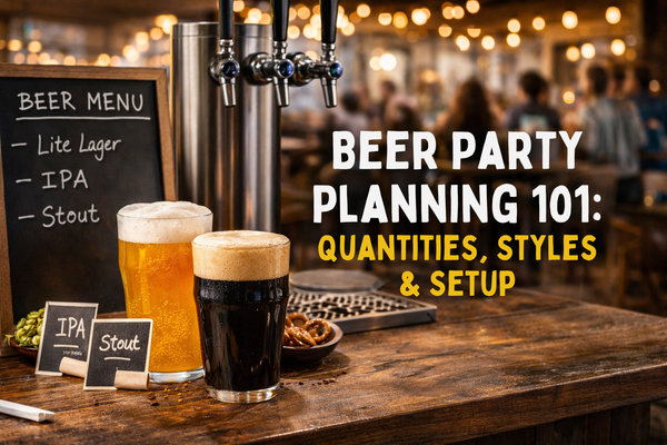 Beer Party Planning 101: Quantities, Styles & Setup