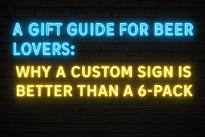 Personalized LED Color Changing Acrylic Man Cave Beers Cheers Sign