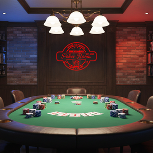 Personalized LED Color Changing Acrylic Poker Room Bar Sign