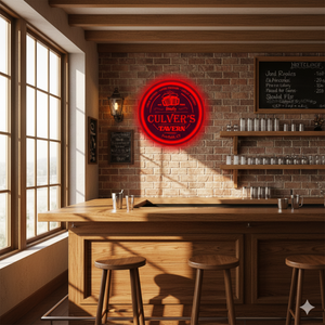 Personalized LED Color Changing Acrylic Tavern Beer Mugs Sign