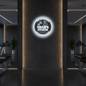 Personalized LED Color Changing Acrylic Gym Sign