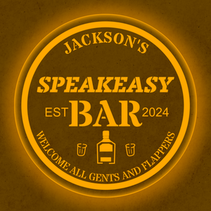 Personalized LED Color Changing Cocktail Bar Sign