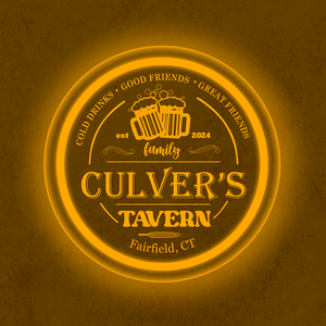 Personalized LED Color Changing Acrylic Tavern Beer Mugs Sign