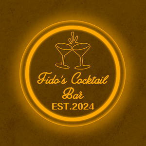 Personalized LED Color Changing Acrylic Cocktail Bar Sign