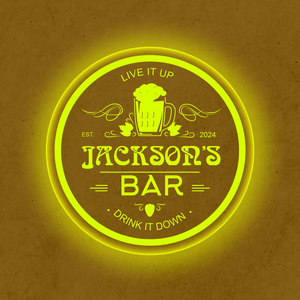Personalized LED Color Changing Acrylic Bar Beer Mug Sign