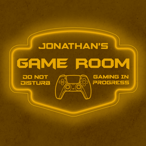 Personalized LED Color Changing Acrylic Game Room Sign