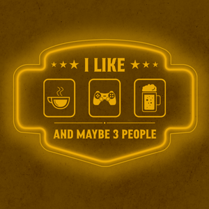 Personalized LED Color Changing Acrylic Gaming & Beer Sign