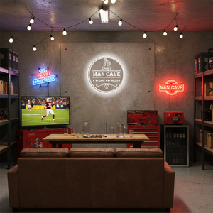Personalized LED Color Changing Acrylic Man Cave Beer Sign