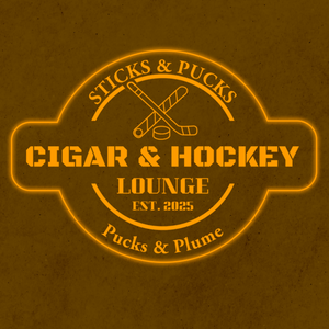 Personalized LED Color Changing Acrylic Cigar & Hockey Sign