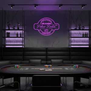 Personalized LED Color Changing Acrylic Poker Room Bar Sign