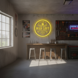 Personalized LED Color Changing Acrylic Man Cave Beer Sign