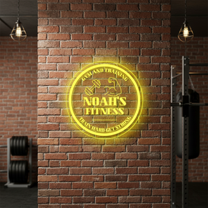 Personalized LED Color Changing Acrylic Gym Sign