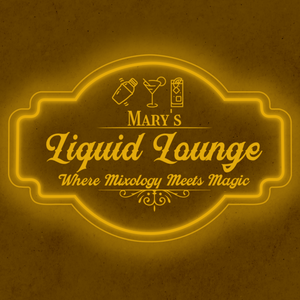 Personalized LED Color Changing Acrylic Liquid Lounge Sign