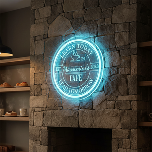 Personalized LED Color Changing Acrylic Coffee Sign