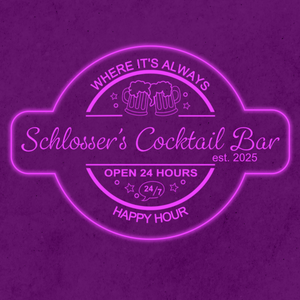 Personalized LED Color Changing Acrylic Beer Mugs Cocktail Bar Sign