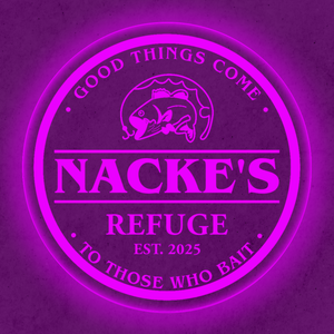 Personalized LED Color Changing Acrylic Fishing Sign