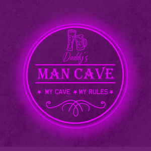 Personalized LED Color Changing Acrylic Man Cave Beer Sign