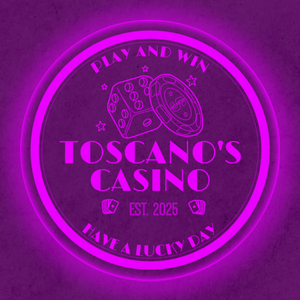 Personalized LED Color Changing Acrylic Casino Sign