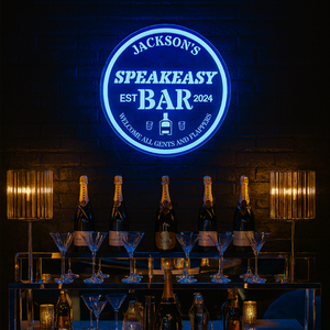 Personalized LED Color Changing Cocktail Bar Sign