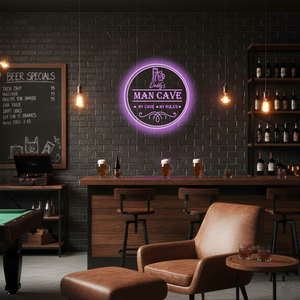Personalized LED Color Changing Acrylic Man Cave Beer Sign