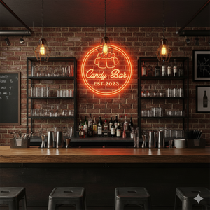 Personalized LED Color Changing Acrylic Two Beer Mugs Bar Sign