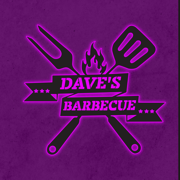 Personalized LED Color Changing Barbecue Sign