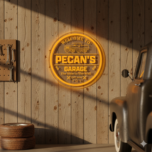 Personalized LED Color Changing Acrylic Pickup Truck Sign