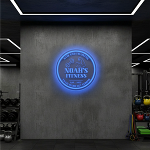 Personalized LED Color Changing Acrylic Gym Sign