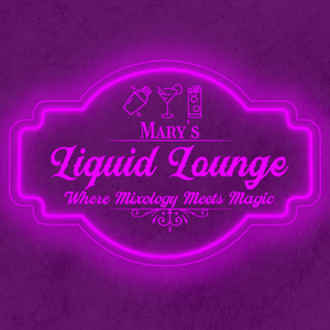 Personalized LED Color Changing Acrylic Liquid Lounge Sign