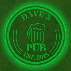 Personalized LED Color Changing Beer Mug Pub Sign