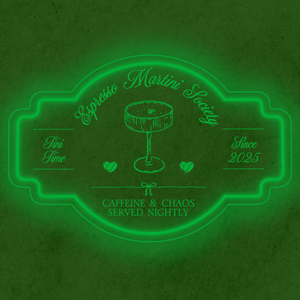 Personalized LED Color Changing Acrylic Espresso Martini Sign