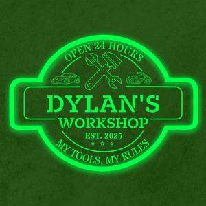 Personalized LED Color Changing Acrylic Workshop Sign