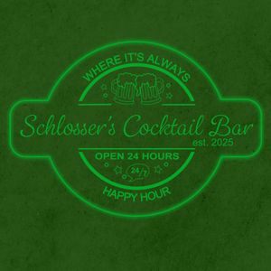 Personalized LED Color Changing Acrylic Beer Mugs Cocktail Bar Sign