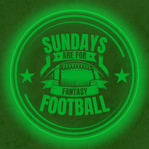 Personalized LED Color Changing Acrylic Fantasy Football Sign