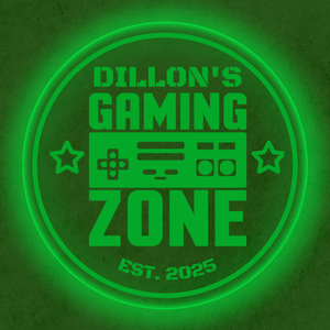 Personalized LED Color Changing Acrylic Gaming Remote Sign