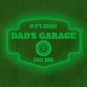 Personalized LED Color Changing Acrylic Garage Tire Sign