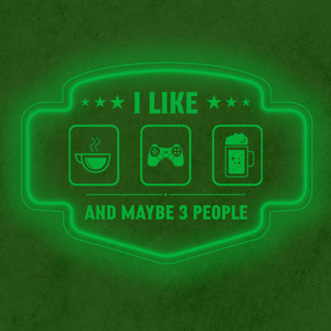 Personalized LED Color Changing Acrylic Gaming & Beer Sign