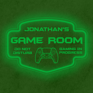 Personalized LED Color Changing Acrylic Game Room Sign
