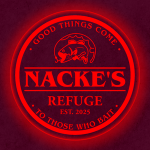 Personalized LED Color Changing Acrylic Fishing Sign