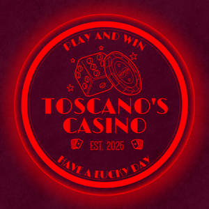 Personalized LED Color Changing Acrylic Casino Sign