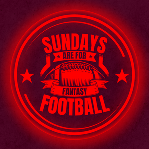 Personalized LED Color Changing Acrylic Fantasy Football Sign