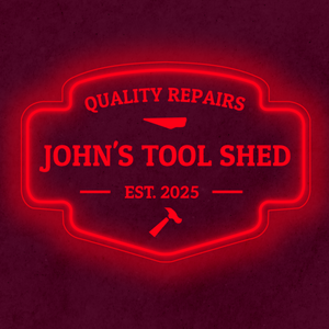 Personalized LED Color Changing Acrylic Tool Shed Sign