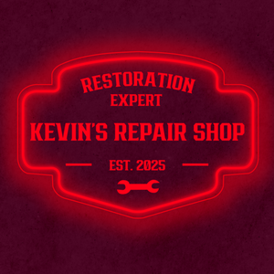 Personalized LED Color Changing Acrylic Repair Shop Sign