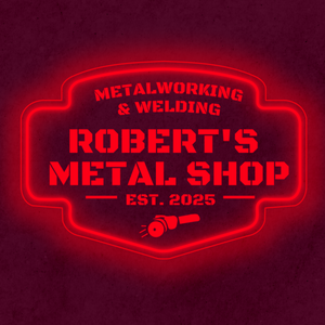 Personalized LED Color Changing Acrylic Metal Shop Sign