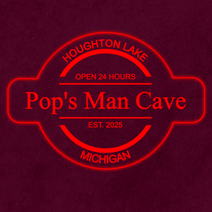 Personalized LED Color Changing Acrylic Man Cave Beer Bar Sign