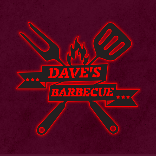 Personalized LED Color Changing Barbecue Sign