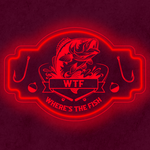 Personalized LED Color Changing Acrylic Fishing Hooks Sign