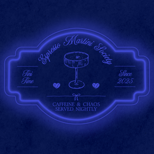 Personalized LED Color Changing Acrylic Espresso Martini Sign